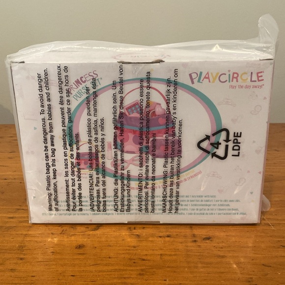 Play Circle by Battat Princess purse style set pretend play multicolor bag NIB - Picture 2 of 7